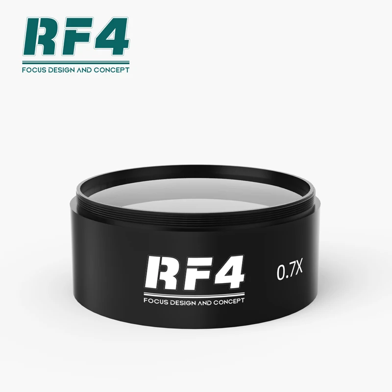 RF4 microscope Barlow glass lens dustproof lens Camera lens 0.48X 0.5X 0.7X auxiliary objective lens