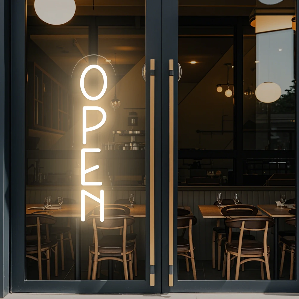 علامة النيون المفتوحة مرحبا بكم في متجر ديكور شريط مفتوح حديث ضوء النيون علامة مفتوحة للأعمال اليدوية مخصصة مصباح ليد ديكور الحائط #2