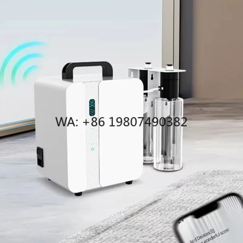 

Commercial Waterless Humidifier & Scent Diffuser Large Capacity HVAC AC System Compatible for Hotel Lobby Smart Air Care