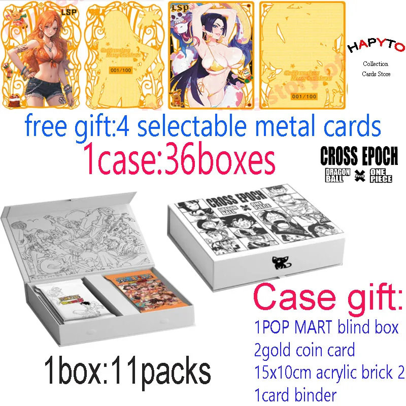 

One Piece x Dragon Ball The Era Of Staggered Cards Boa Robin Booster Box ACG CCG TCG Hit Doujin Toys And Hobbies Gift