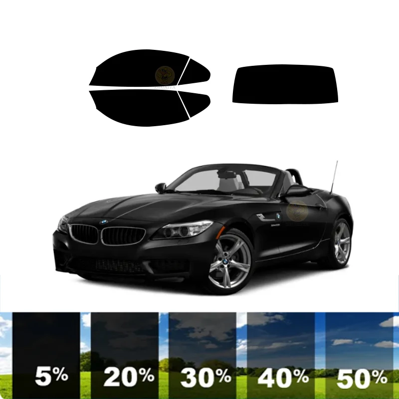 

precut Removable Window Tint Film For Car 100% UVR 5%-35%VLT Heat Insulation Carbon ﻿For BMW Z4 2 DR CONVERTIBLE 2009-2017