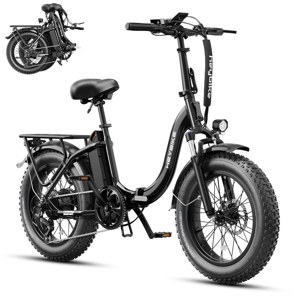 Ranger 2.0 Folding Electric Bike for Adults, 1400W Peak Motor Ebike, Custom