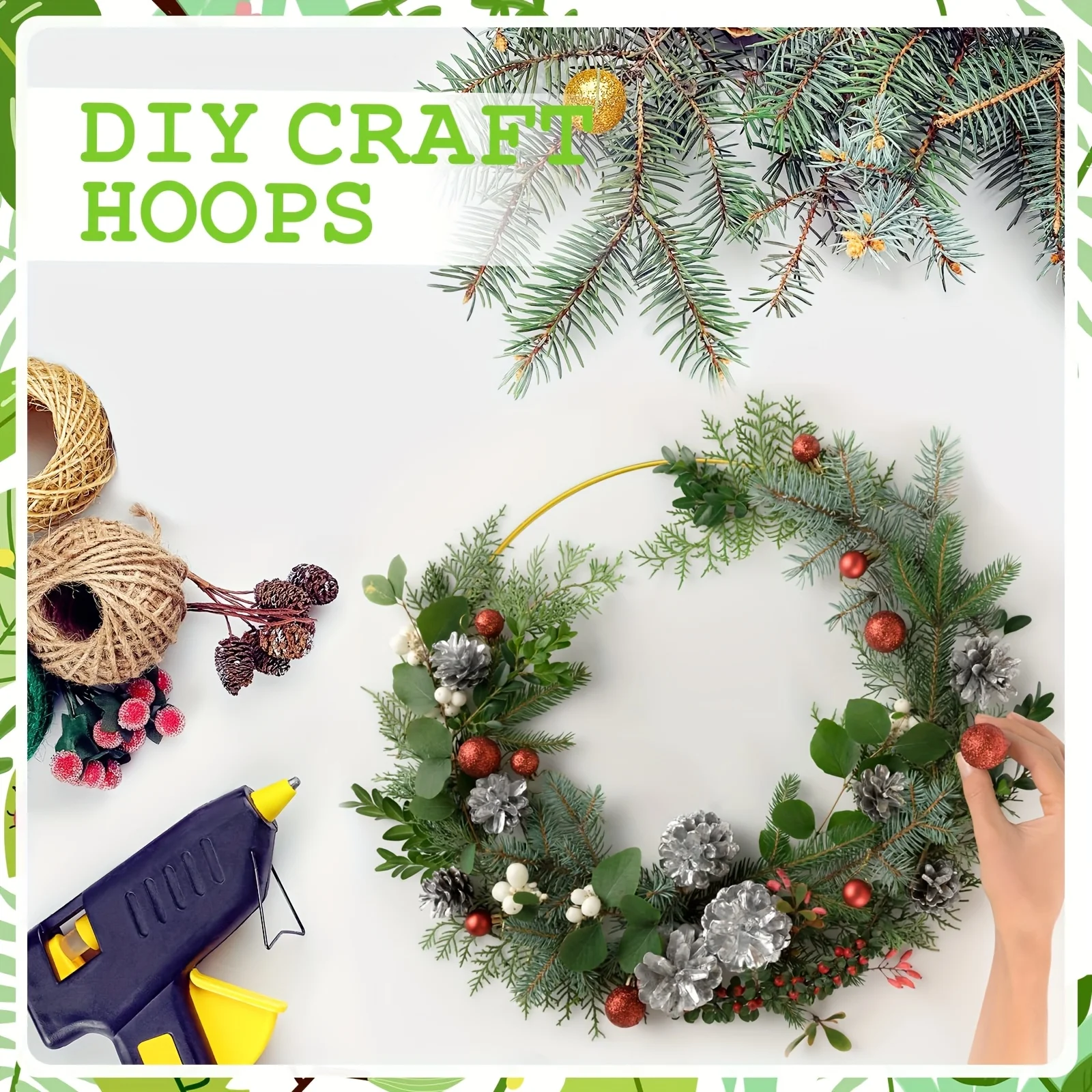 

4PCS 30cm Gold Iron Metal Ring Wreath Bride Handheld Garland DIY Macrame Floral Dream Catcher Hoops for Wedding Party Decoration