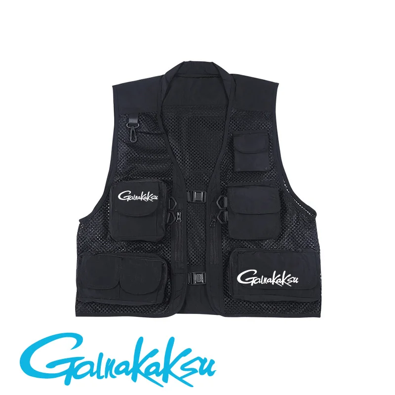 Multi-pocket Vest Men\'s Breathable Outdoor Brand Fishing Hiking Reporter Sports Fishing Photography Volunteer Vest Tooling Vest