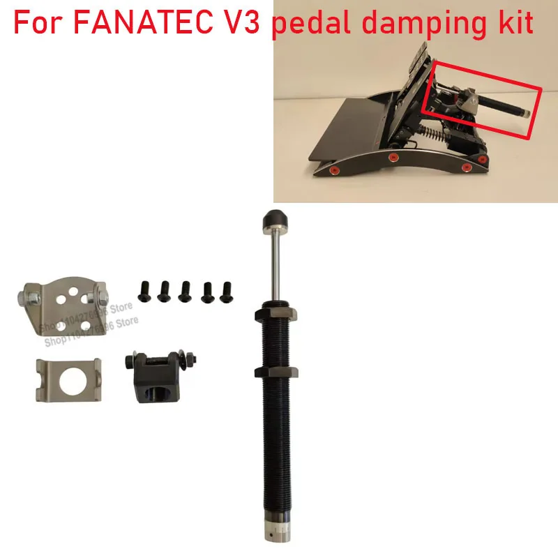 Racing Simulator Game Pedal Brake Modification Hydraulic Spring Damper Mod Kit For FANATEC V3 Pedal