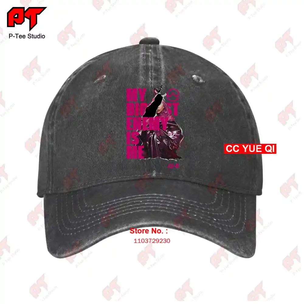 My Biggest Enemy Is Me Lady Gaga Singer Baseball Caps Truck Cap TUXF