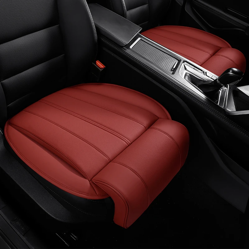 

New leather car seat cushion leg support integrated protective pad leg support comfortable anti slip wear-resistant car seat ext