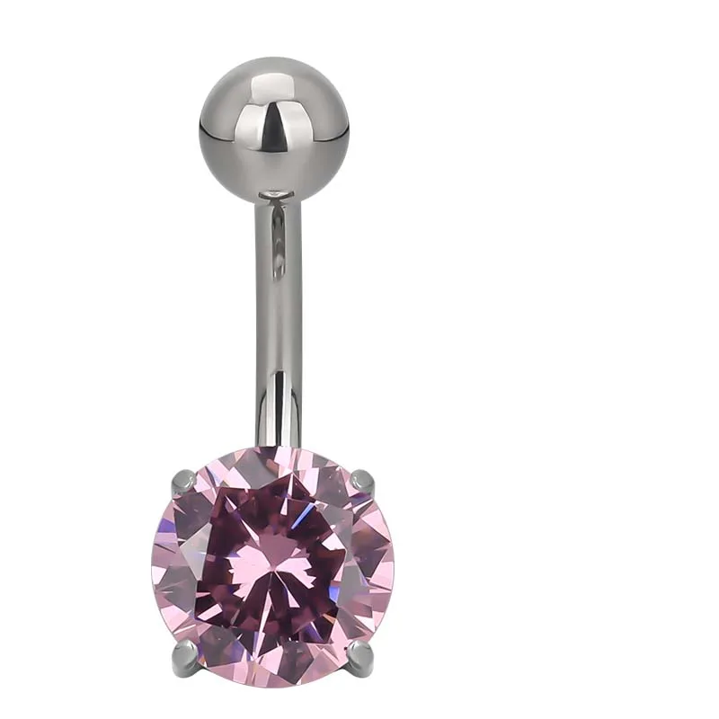 ASTM F136 Titanium Chain Belly Button Navel Ring