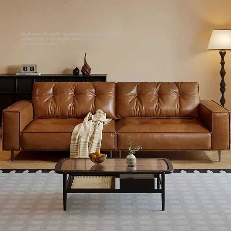 

Brown Luxury Living Room Sofas Designer Italian 2 Seater Lazy Living Room Sofas Lounges Modern Woonkamerbanken Home Furniture