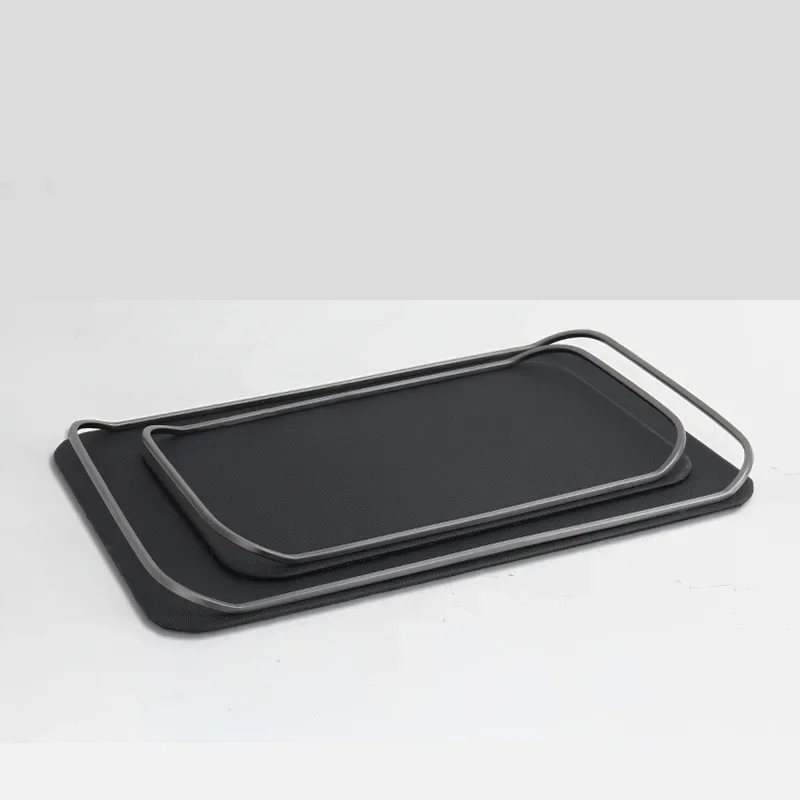 Simple sales office black tray ornament, soft decoration jewelry model room living room home coffee table