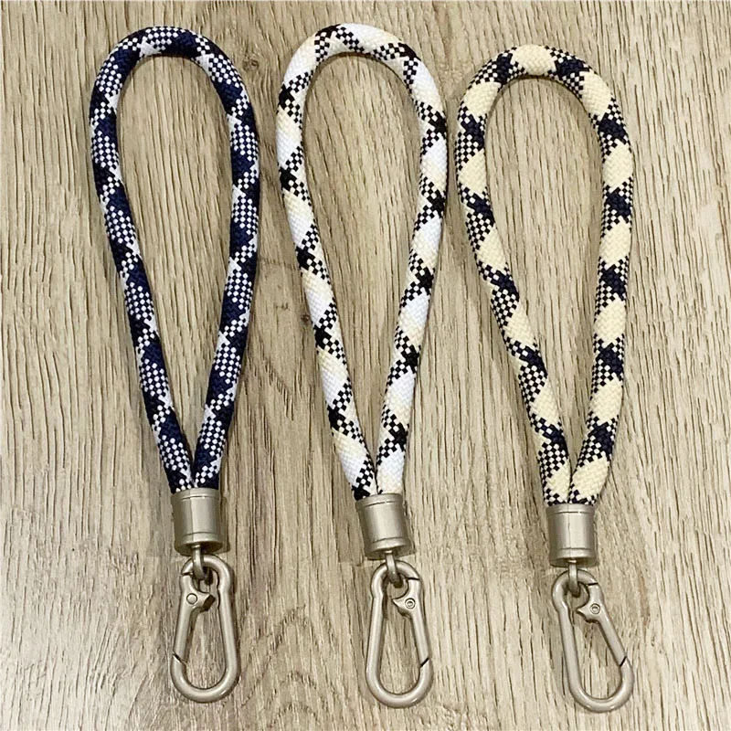 Universal Woven Phone Lanyard Personalized Wrist Strap Short Mobile Phone Rope Security Wristband Portable Anti-lost Phone Chain