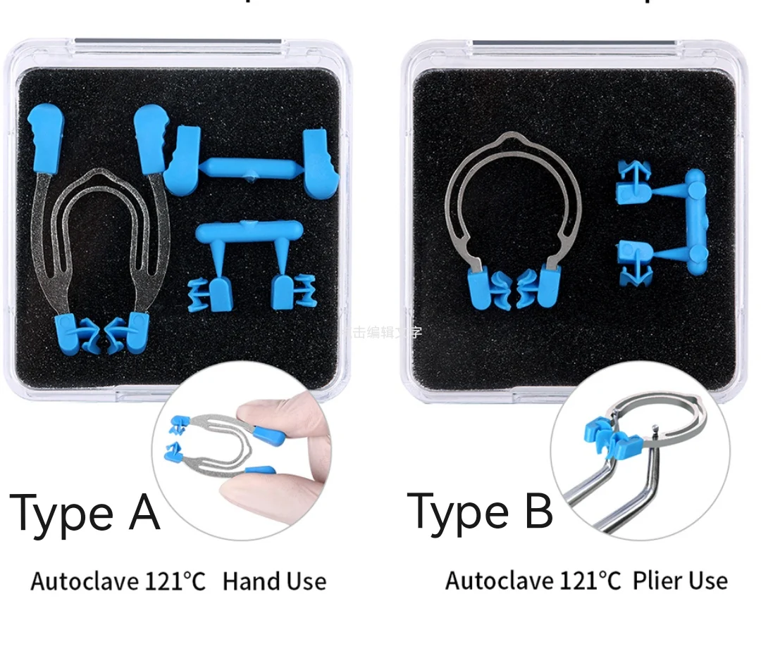 

Dental Matrix Sectional Contoured Matrices Clamps Wedges Stainless Steel Spring Clip Rings Dentist Tools Dental Lab Instrument