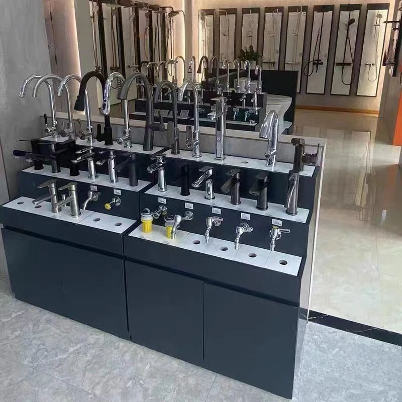 Sample Display Rack Water Faucet Angle Valve Shower Toilet Toilet Toilet Display Stand