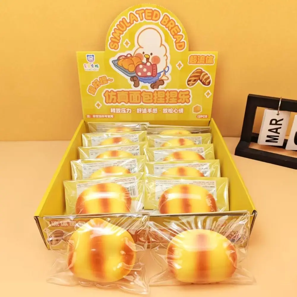 Children Gifts Pizza Hot Dog Fluid Toast Squishy Realistic Hand Relax Bread Fidget Toy Pinch Slow Rising Sensory Toy Kids Adults