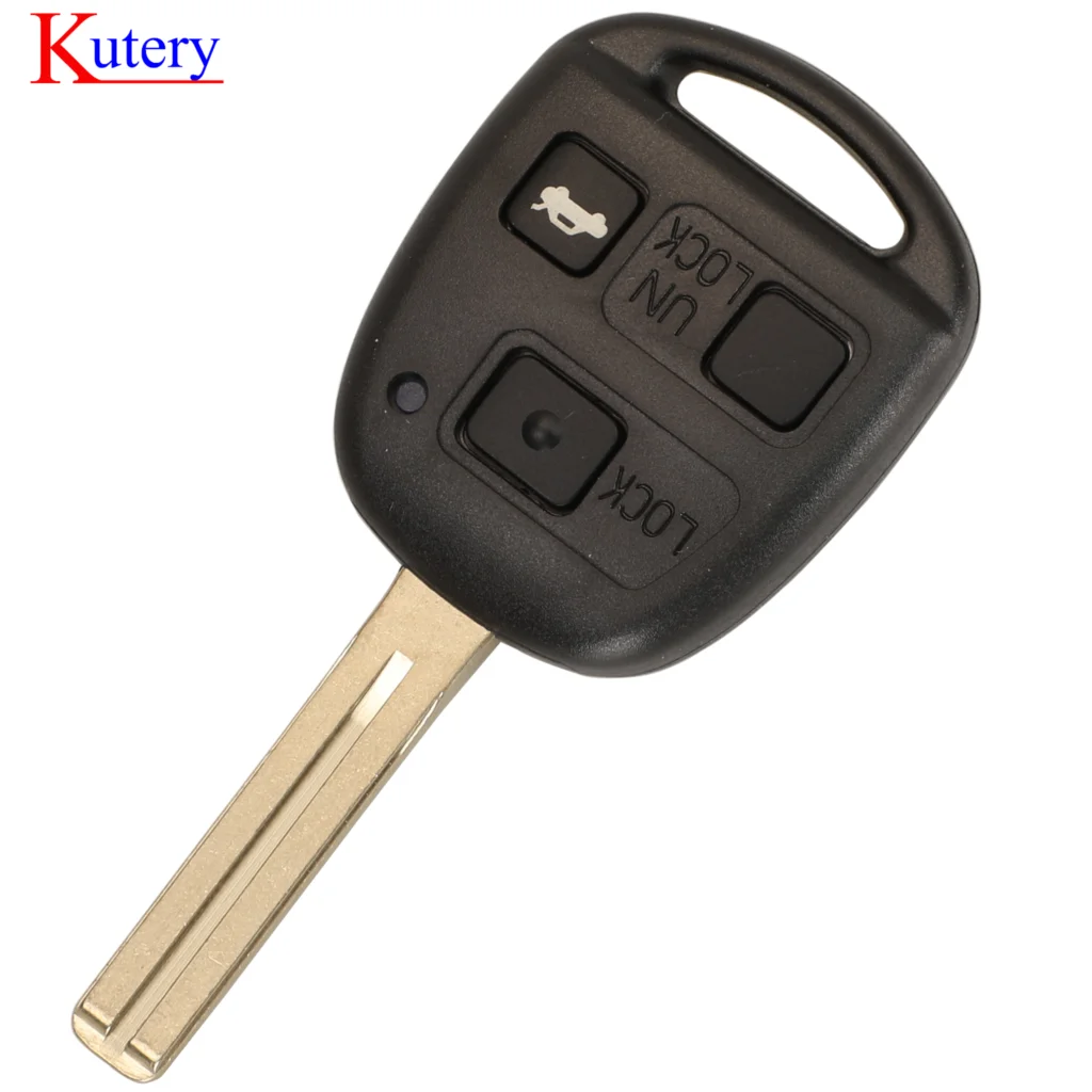 jingyuqin 50171 Remote Key 2/3 BTN 433MHZ 4D67/4D68 Chip For Toyota Avensis Kluger RAV4 Lexus ES300 GS300 TOY43 TOY48 blade