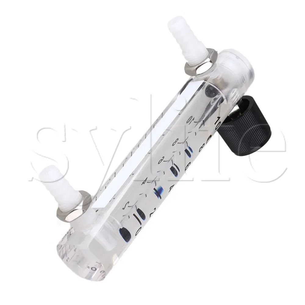 LZQ-4 Acrylic Adjustable Flow Meter 1-10LPM Gas Flowmeter for Oxygen Air Gas