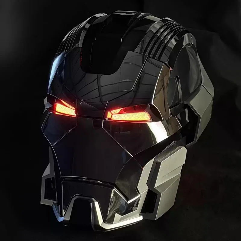 

Шлем Железного человека Marvel MK17 с подсветкой LED и голосовым управлением, маска-меха для косплея, электрическая игрушка для фанатов и коллекционеров