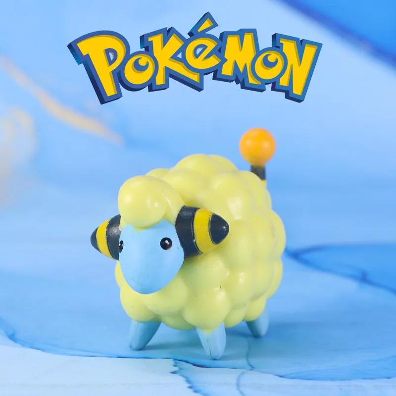 WCT Loose Mareep Figure Pokemon Collectible Model Toy - view 2