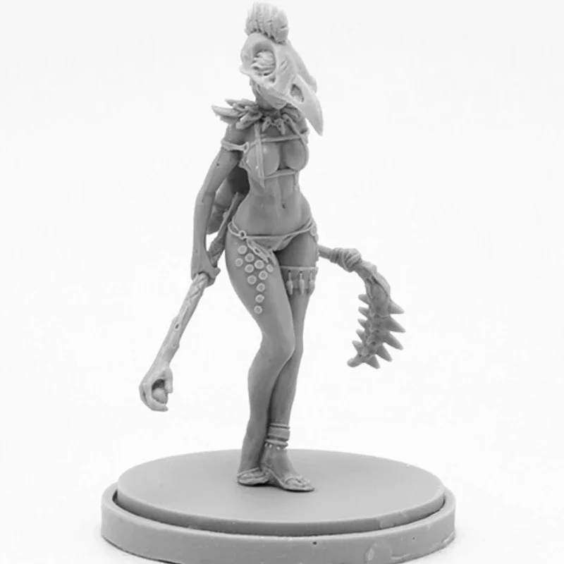 30mm Base  Resin Figure Model Assembled Kit Fantasy Hobby Miniature King-dom Death White Speaker Nico Unassembled & Unpaint