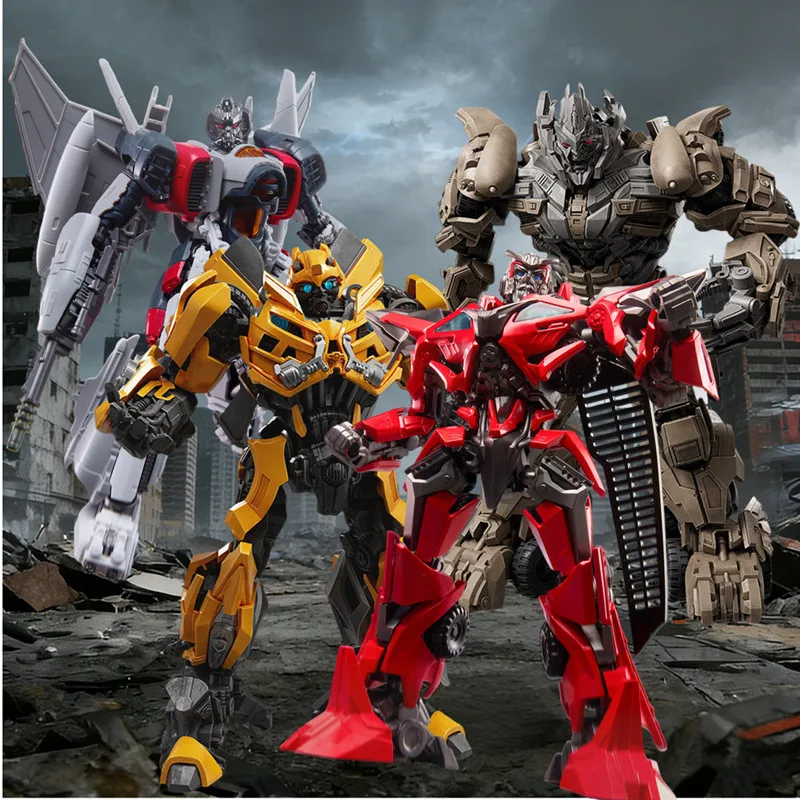 

BLOKEES Transformers SHOCKWAVE SOUNDWAVE IRONHIDE Optimus Prime Megatronus Prime Action Figure Model Assembled Toy Festival Gift