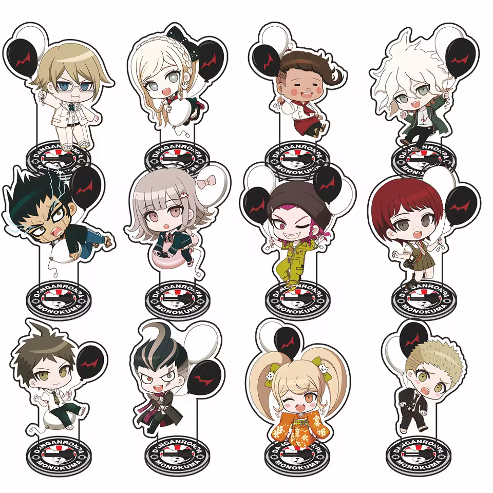 Anime figure Dangan Ronpa Danganronpa V3 figurine Trigger Happy Havoc Acrylic Stand Model Plate Stand Desk Sign Gifts keychain