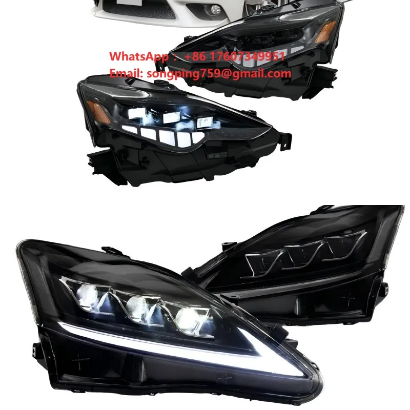 CYH for IS 350 IS 250 2021 2025 Front Upgrade Sequential Auto PaCYH 3 Lens LED Front Headlight Headlamp Lights