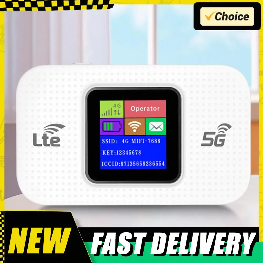 

4G LTE Smart WiFi Router Wireless WiFi Router with SIM Card Slot Car Mobile Broadband Qualcomm MSM8916 Chip Plug Play for Travel