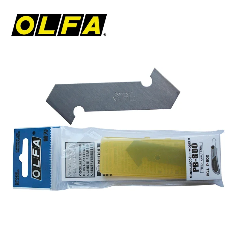 OLFA PB-800 Spare Blade 0.6mm Thick Plastic Cutter Blades for PC-L/P-800 3pcs Remplacement Hook Blades Acrylic Plastic Sheet