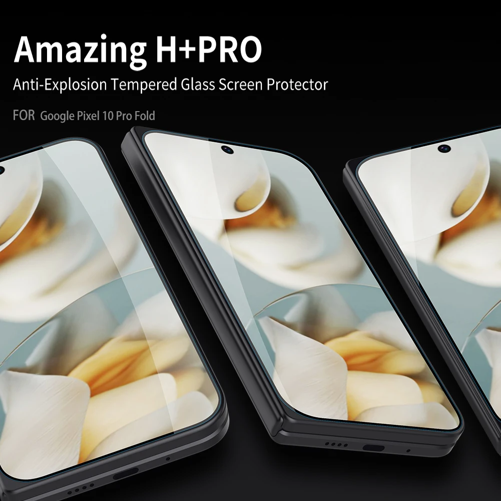 Nillkin для Google Pixel 10 Pro Fold Amazing H + Pro, противовзрывная пленка из закаленного стекла 2,5D 9H, защитная пленка для экрана