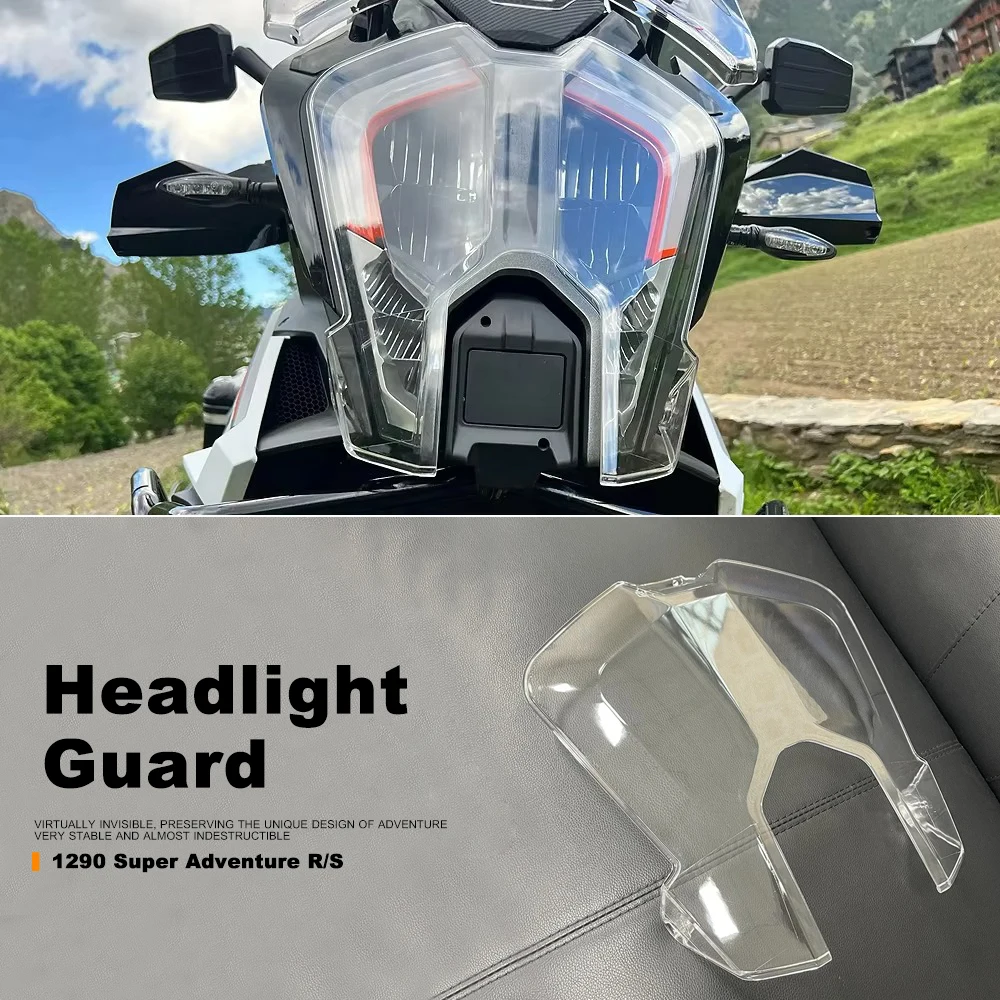 

Motorcycle Bracket Headlight Protector Light Cover Protective Headlight Guard For 1290 Super Adventure R Super Adventure S 2025