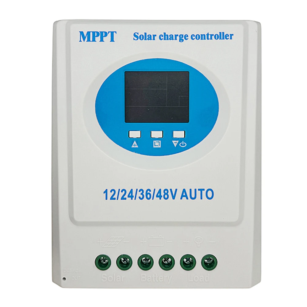 

MPPT Solar Controller Panel Dual USB Intelligent Battery Regulator (White 100A)