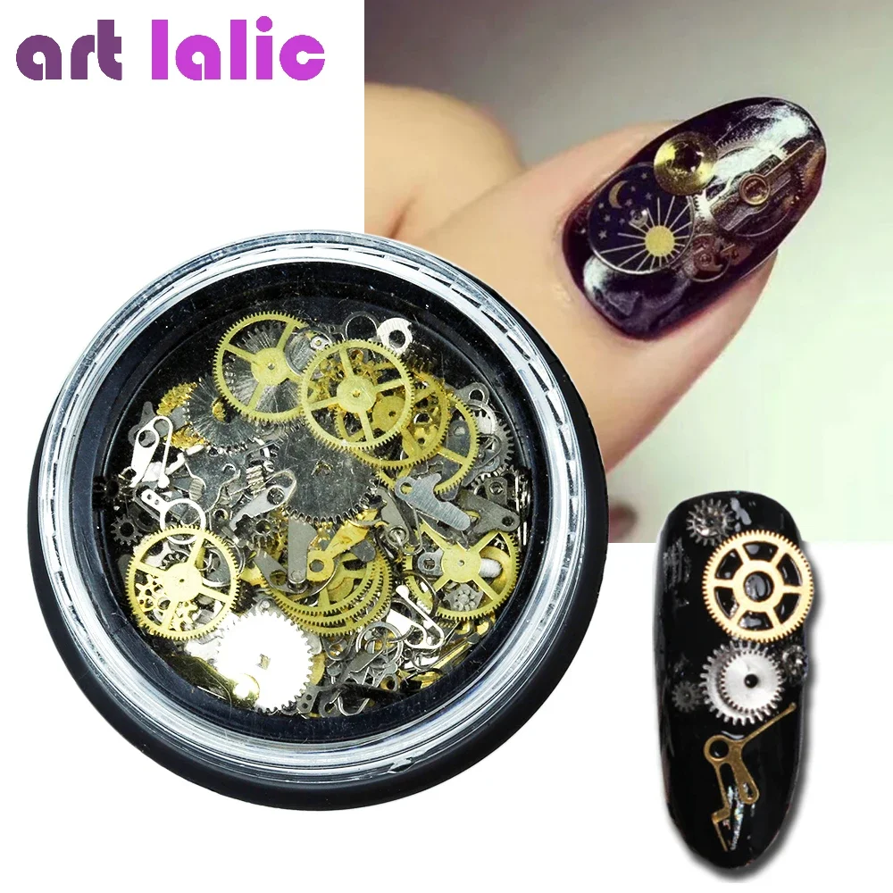 3D metal box for nail decoration, nail art, DIY, DIY, steampunk, mixed, steampunk, 1 box