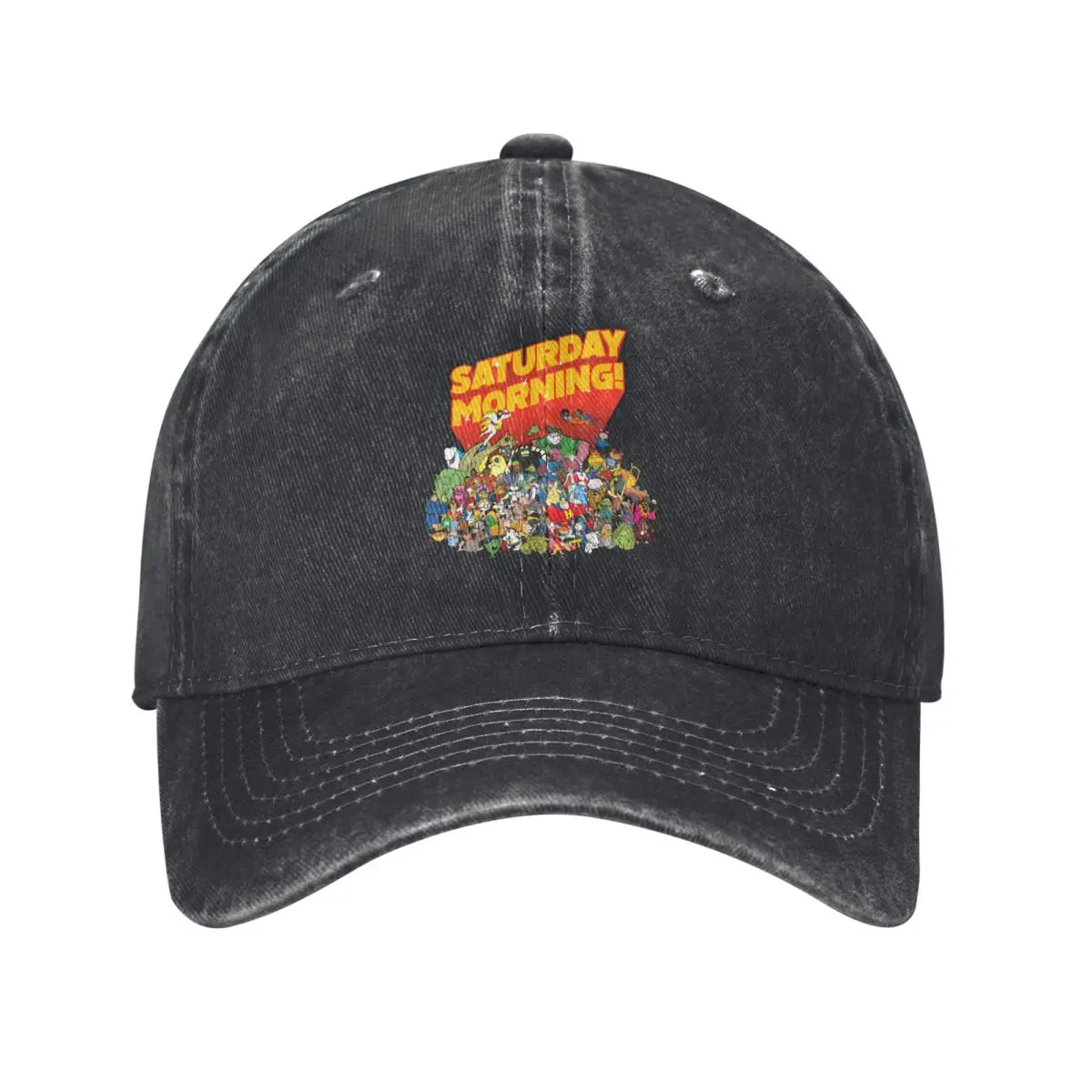 

New Saturday Morning T-Shirt S-5XL demin Trucker Hat Breathable Design Summer Hat Cap Man Summer