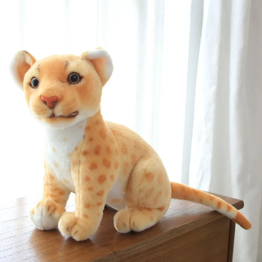 Snow Leopard Simulation Snow Leopard Plush Toy Simulation Cheetah Soft Baby Leopard Stuffed Toy Plush Cute