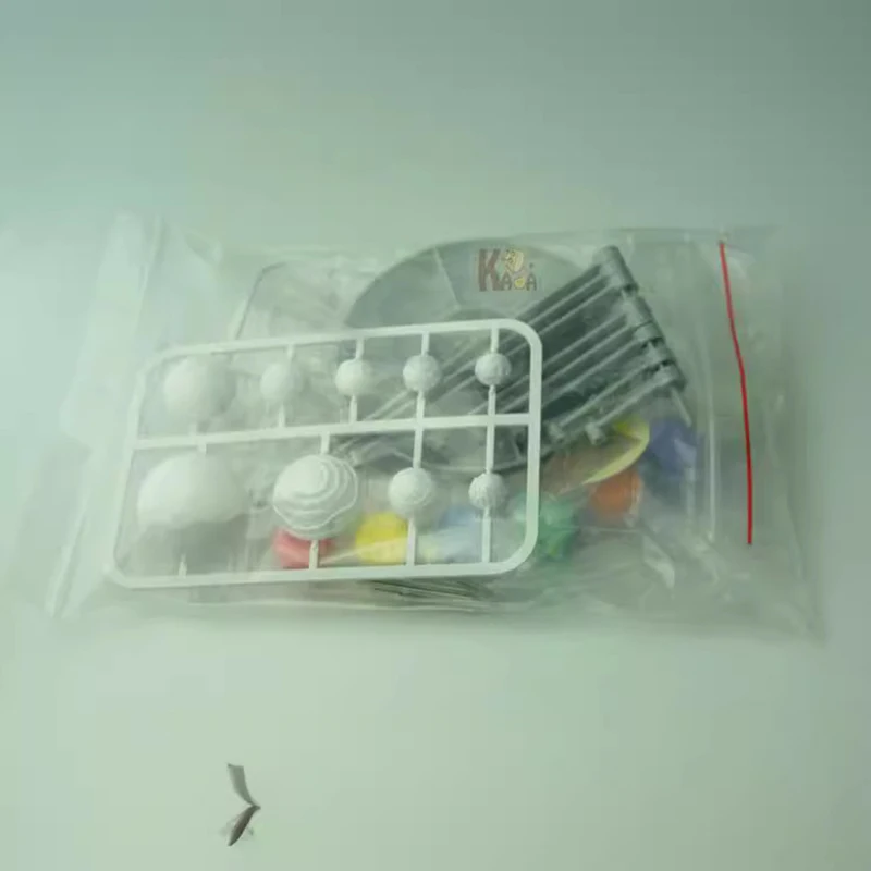 Solar system model Children's science Nine planetary celestial body orbiting instruments Sun series star meter DIY toys