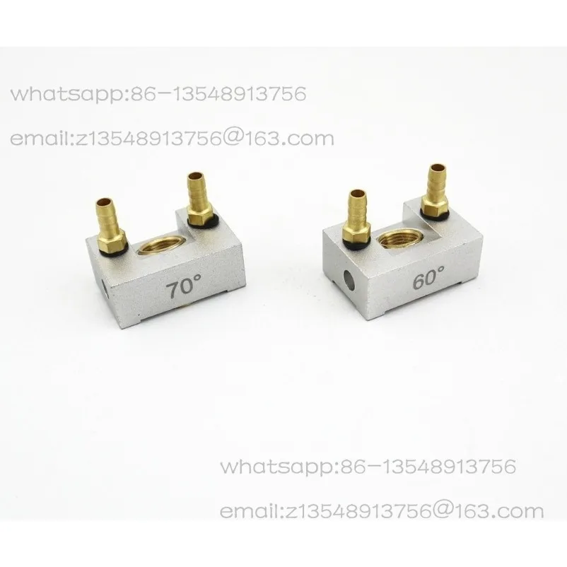 Probe Wedge Ultrasonic Flaw Detector Welding Inspection, Metal Inclined Block 45 ° 60 ° 70 °
