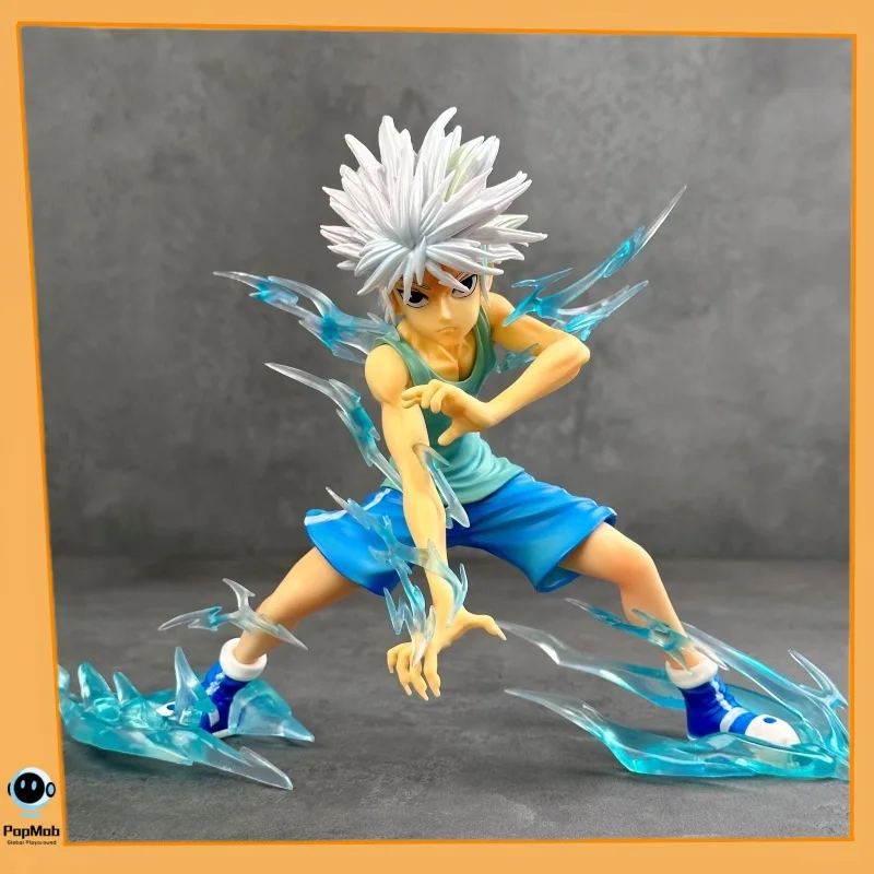 

Охотник ZOOK Thunder Killua, нарисованная фигурка из ПВХ, боевая поза, настольный дисплей, коллекционный подарок, Коллекционная статуя, модель, домашний дисплей