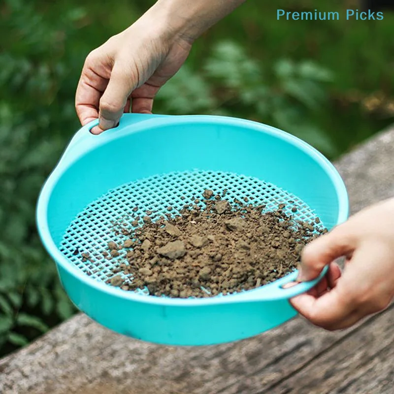 Garden Sieve Soil - Setaccio Rotondo Portatile per Terreno, Filtro