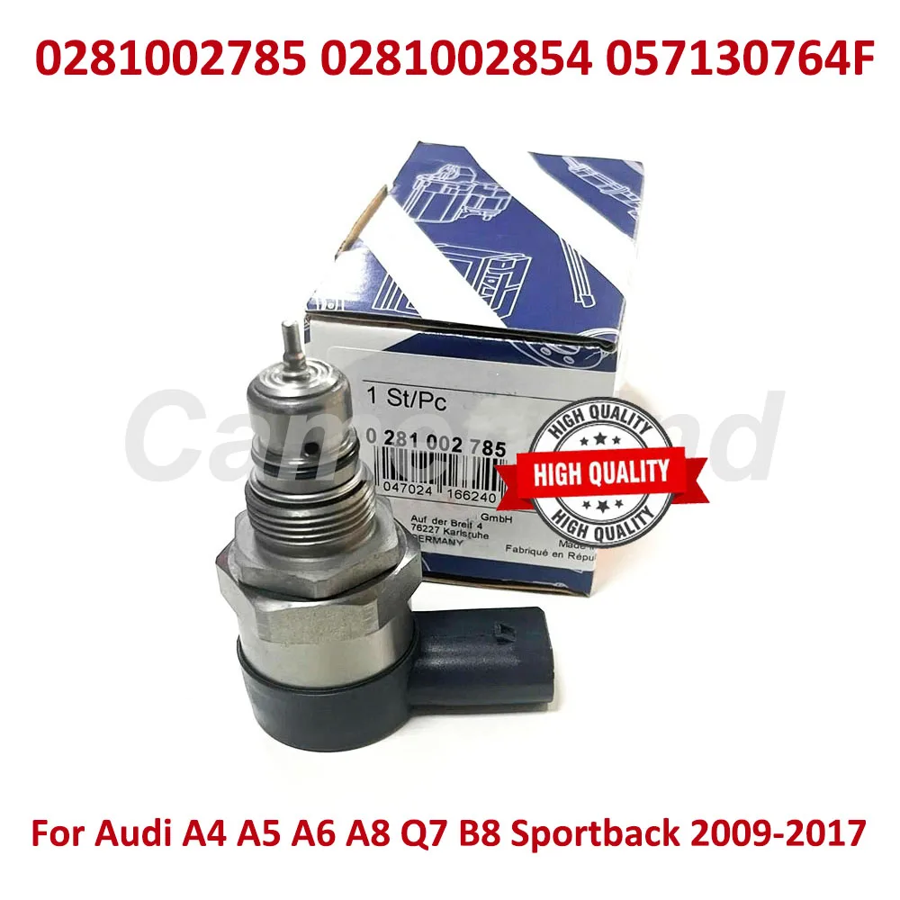 

1/2pcs 0281002785 0281002854 057130764F Fuel Pump Fuel Pressure Regulator Valve For Audi A4 A5 A6 A8 Q7 B8 Sportback 2009-2017