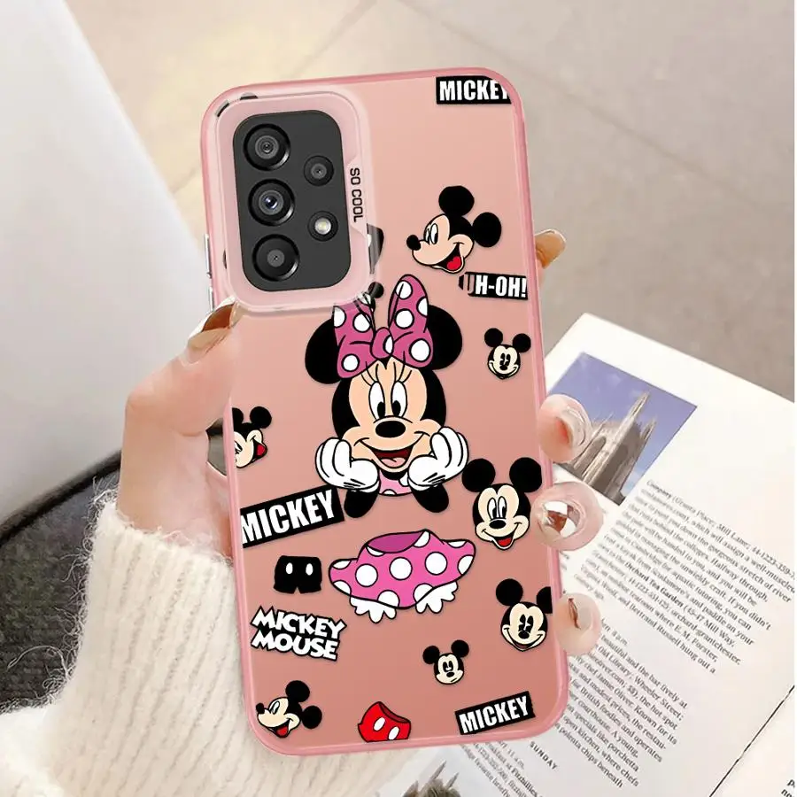 

Disney Mickey Minnie Mouse Soft Shell Phone Case for Samsung Galaxy A71 A52 A51 A56 A72 A73 A54 A35 A26 A36 A55 A53