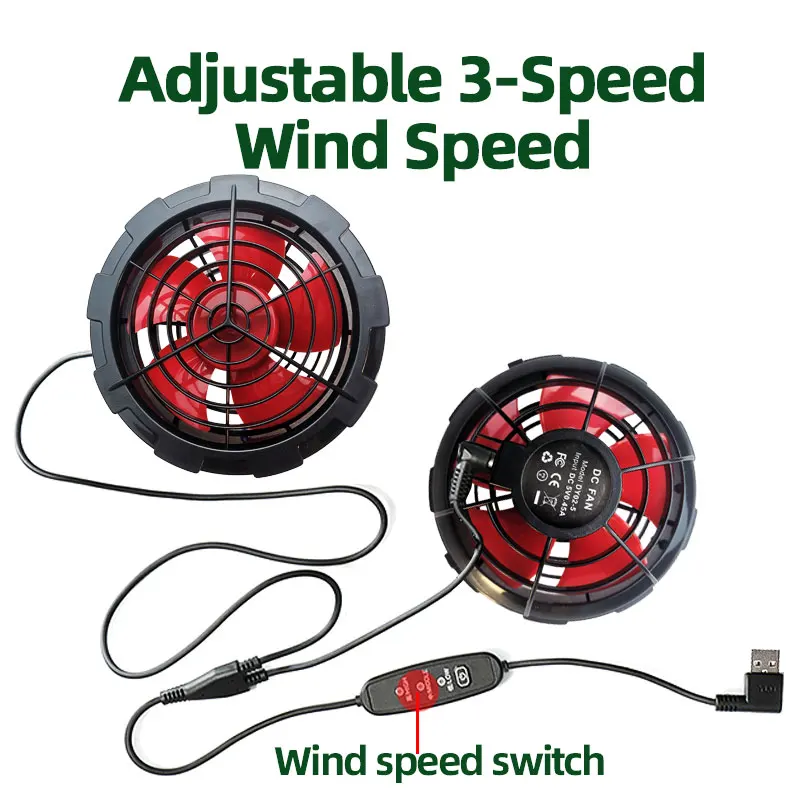 Вентилятор для вентилятора, 5 В, с кабелем