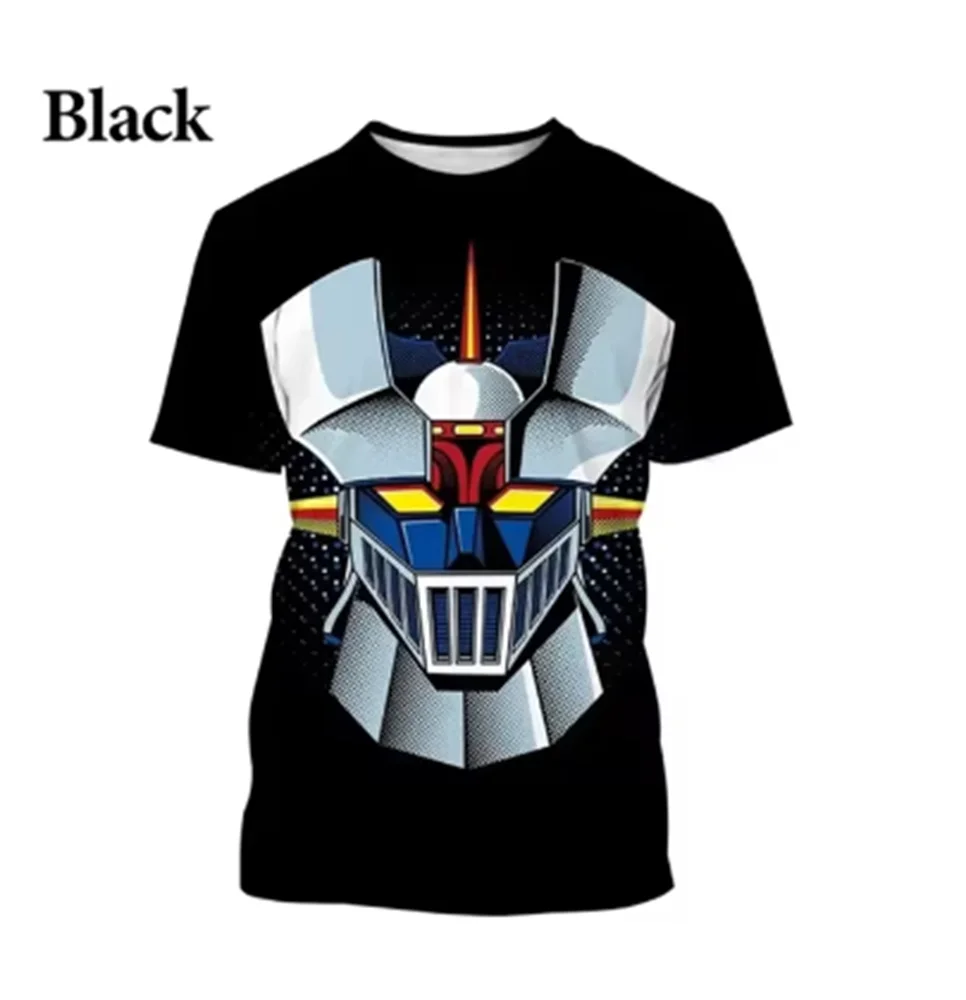 

Men's Summer Unisex Casual New Anime Mazinger Z 3D Printed Men's T-Shirt Harajuku Style Short-Sleeved Top Boys and Girls T-Shirt