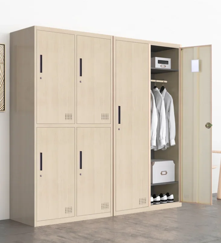 JZD 2/3/4/6/9 Door Room Storage Metal Wardrobe Clothes Locker Cabinet Steel Locker Manufacturer In China