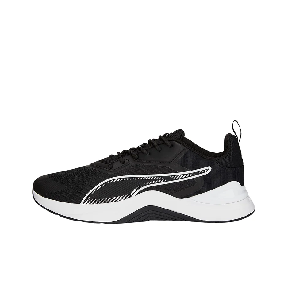 PUMA Infusion Running Shoes Men's Low Top Black/White 377893-01