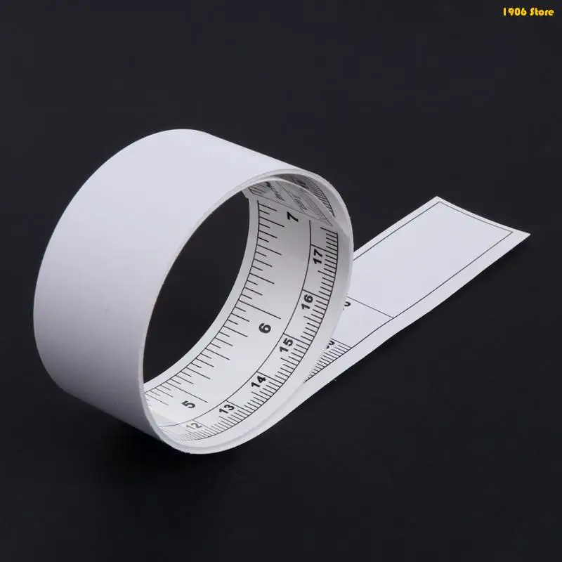 U1JB Small Pasty Tape Measure with Clear Scale Self-Adhesive Tape Measure Workbenches