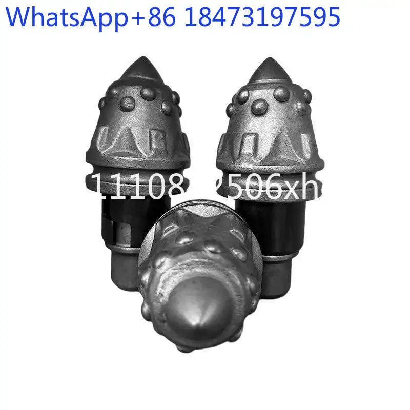 Rotary excavator drill bit 3050 round seat square seat alloy bullet superhard rock pick pile driver 3060