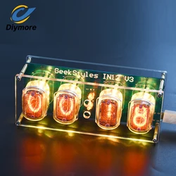 5V Micro USB IN12 IN-12 PCBA DIY Retro Uhr Modul Glow Rohr Teile Diy Kits Digitale LED Uhr platine Für Arduino