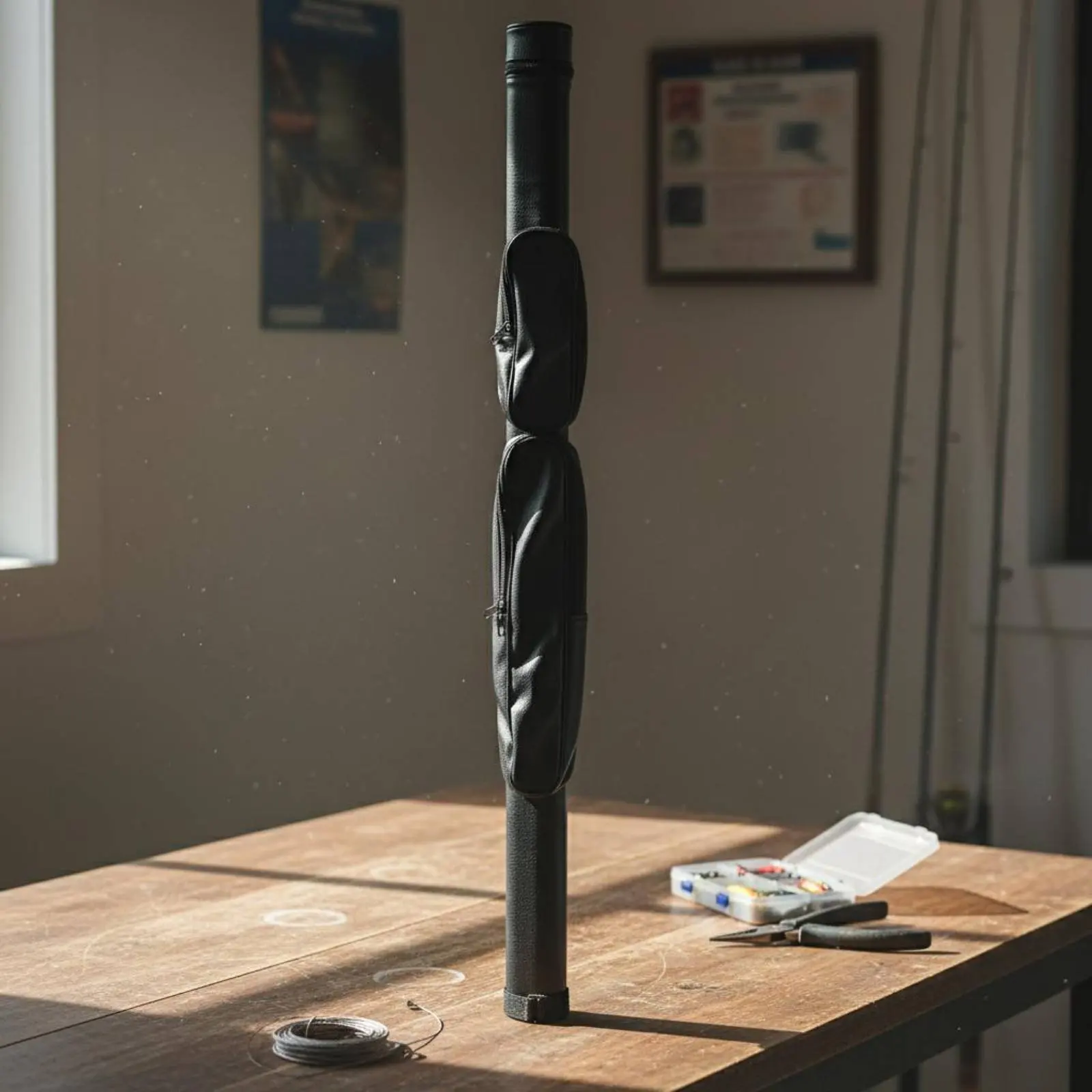 pool-cue-case-accessory-pockets-hard-pool-stick-case-two-cue-holder-large-capacity-sports-gear-pu-leather-for-game-room-travel