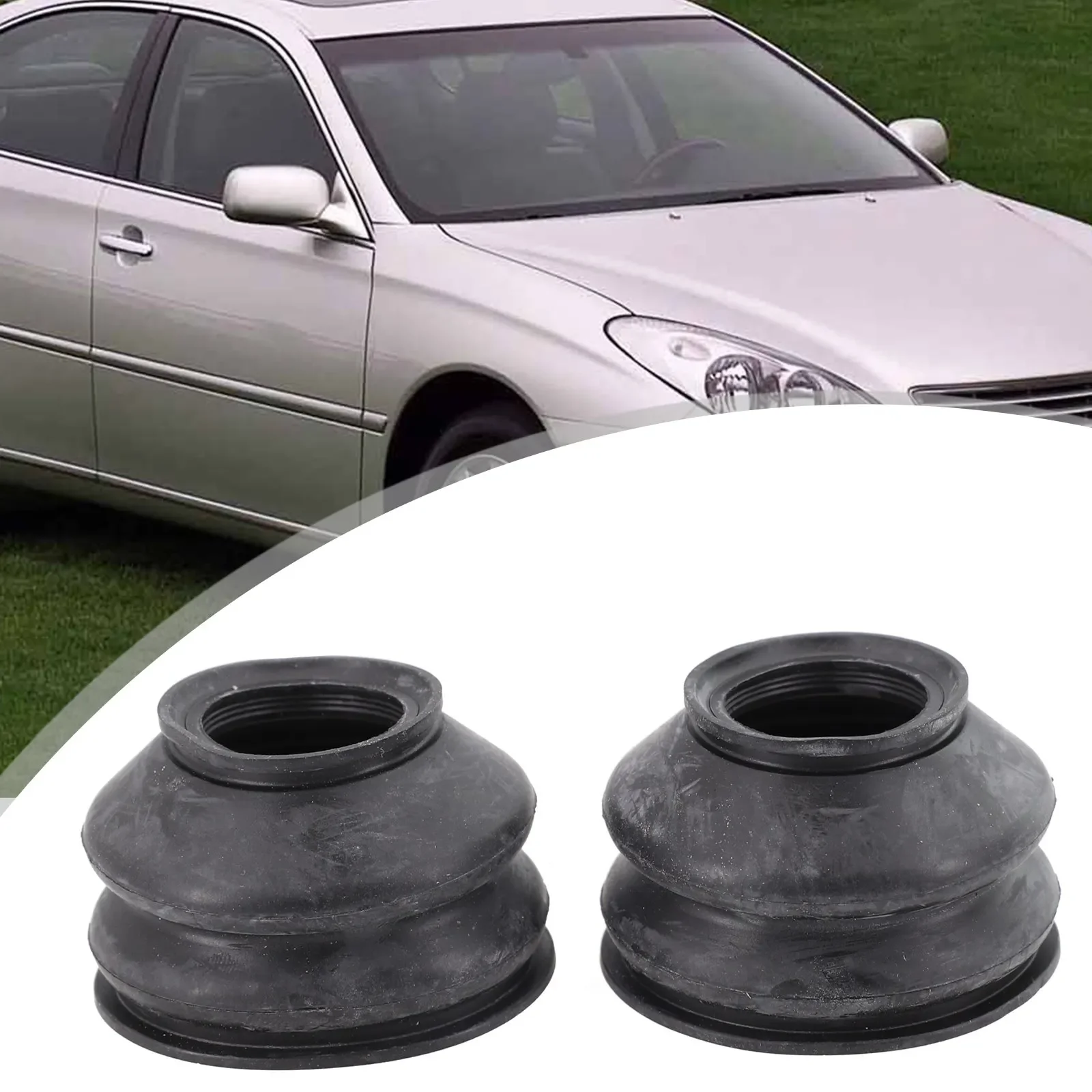 Kitskits Ball Joint Cover 1 Set 2288 23*33*41MM 2pcs/Set Accessories Black Clip-On Dust Boots Silicone Tie Rod End