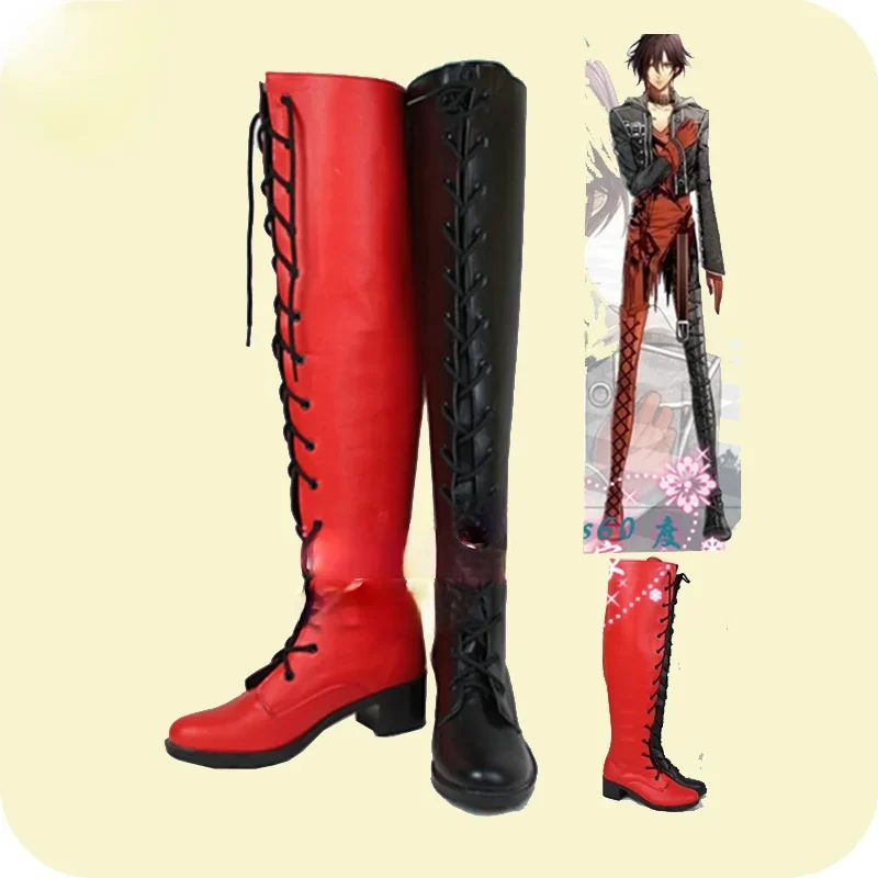 

Amnesia SHIN Anime Characters Shoe Cosplay Shoes Boots Party Costume Prop